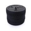 DAIHAOUU for ZD for Racing Accessories 1/8 Off Road Short Trucks Car Wheels Tires for Redcat for HPI for Savage Car Orange Black Hub and Tire Parts(Black) view 2