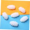 Abaodam 24pcs Realistic Fake Rice Models Decorative Rice Props DIY Handicrafts Making Supplies view 3