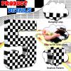 Lewtemi Race Car Number 5 Piata Small Checkered Race Car Birthday Party Decoration Black and White Racing Piata with Stick Confetti Eye Mask for Celebration 15.3 x 10.6 x 2.8 Inch view 3