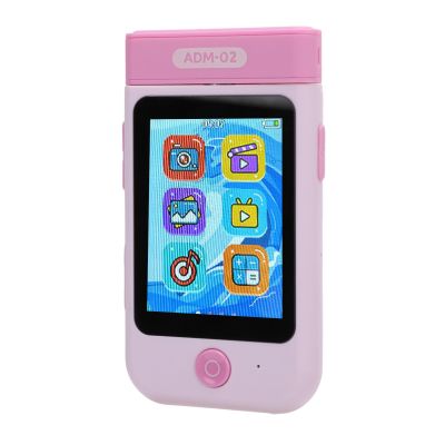 48MP, 1080P Camera with Touchscreen, Music Player, Alarm Clock, Record for Studying, Premium Speaker, 10 Cartoon Stickers, 9 Filters, 180 Lens, Games Mode,