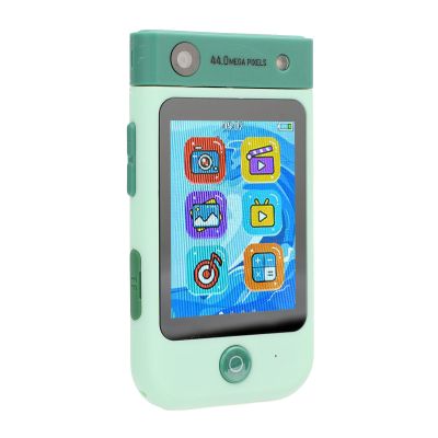 48MP, 1080P Camera with Touchscreen, Music Player, Alarm Clock, Record for Studying, Premium Speaker, 10 Cartoon Stickers, 9 Filters, 180 Lens, Games Mode,