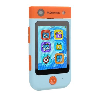 Ymiko 48MP 1080P Kids Camera with Touchscreen Music Player Alarm Clock Study Recorder Premium Speaker 9 180 Lens Games Mode