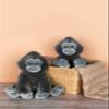 Fahlo Tracking Plush | Includes 12" Plush, Interactive 3D Tracking Map, and Wildlife Conservation Support | Eco-Friendly & Safe for All Ages | (Gorilla) view 4