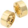 Vgoohobby RC Brass Weights 12mm Hex Hub Extended Adapters for 1.9/2.2inch Beadlock Wheel Rim Compatible with Axial SCX10 90046 Redcat TRX4 Gen7 D90 CC01 1/10 RC Crawler (Yellow,9mm) view 4