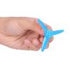10PCS 70mm 3 Blades Propeller XR-148 Spare RC Plane Propellers Easy to Install and Replace Compatible with 2mm Motor Shaft ABS Material for RC Toy Boat Car Model Accessories (Blue) view 4