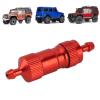 Aluminum Alloy RC Fuel Filter, Universal RC Accessory Oil Fuel Filter Replacement for Airplane (red view 4