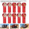 Alomejor RC Ball Joint Screw Metal Rod End Replacement Kit 1/10 RC Car Pull Connecting Rod for SCX10 (Red) view 4