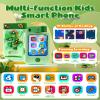Kids Smart Phone Toys for Boys, Christmas Birthday Gifts for Girls Boys Ages 3-10, Touchscreen Toddler Learning Play Toy Phone with Rotating Camera, Game, Music Player, 8GB SD Card(Green Dinosaur) view 2