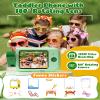 Kids Smart Phone Toys for Boys, Christmas Birthday Gifts for Girls Boys Ages 3-10, Touchscreen Toddler Learning Play Toy Phone with Rotating Camera, Game, Music Player, 8GB SD Card(Green Dinosaur) view 3