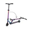Globber Flow Element Lights - Foldable 2 Wheel Scooter for Kids Ages 5+ and Teens - Neochrome view 3