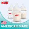 NUK Perfect Match 2-in-1 Natural and Anti-Colic Bottle with Slow Flow, Wide, Adaptable Nipple, 5oz., 2 Pack view 2