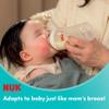NUK Perfect Match 2-in-1 Natural and Anti-Colic Bottle with Slow Flow, Wide, Adaptable Nipple, 5oz., 2 Pack view 3