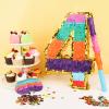 Adecortalk Rainbow Number 4 Pinata for Kids 4th Birthday Party Supplies, Fiesta, Centerpieces, Anniversary Celebrations (16.1 x 10.6 x 3.2 Inches) view 4