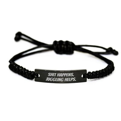 Bandillero Juggling Rope Necklace with Funny Quote for Birthday Unique Gifts from Friends