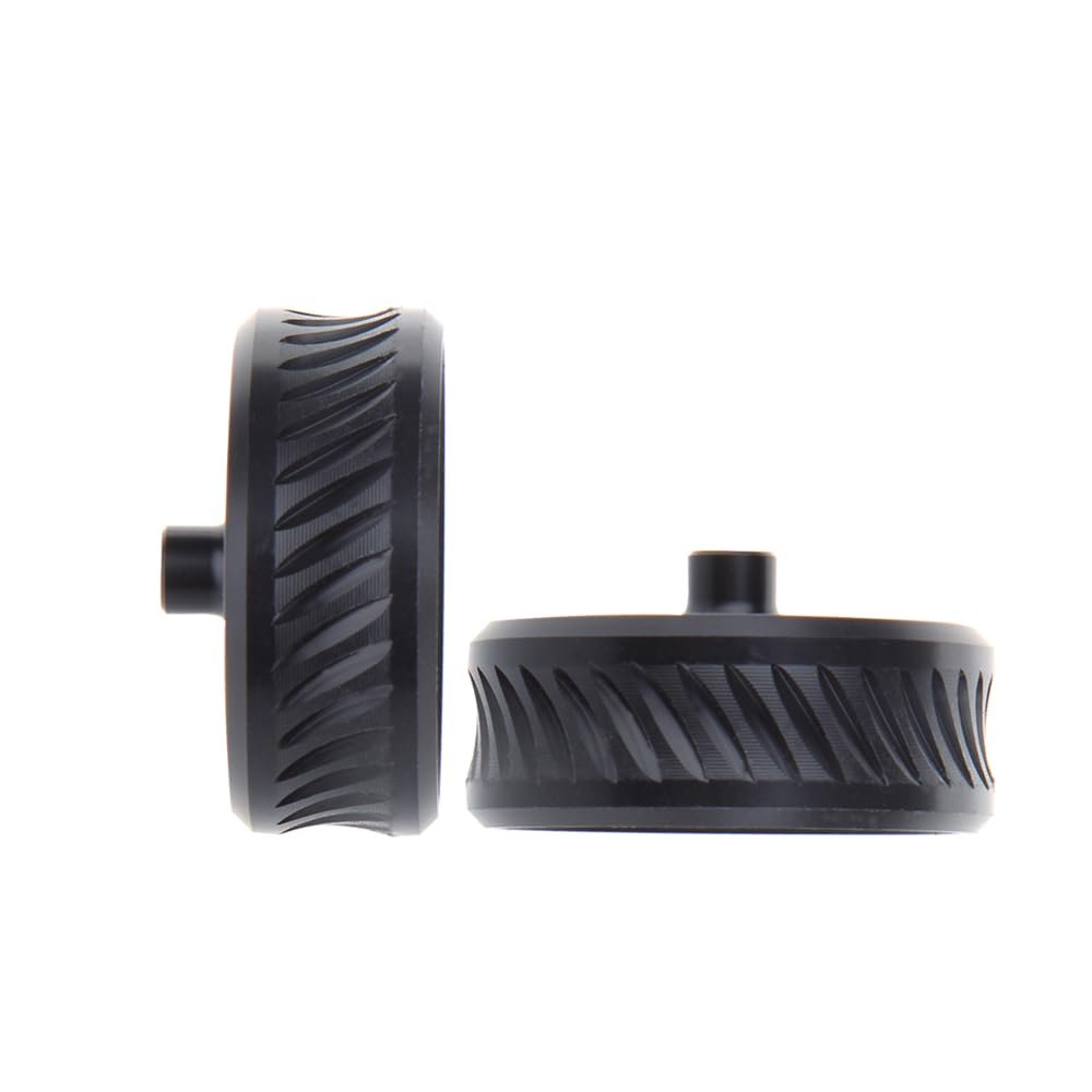 WORKERMOD A Pair Flywheels Upgrade Kit Spare Parts for Nerf Stryfe/Rapidstrike CS-18/Swordfish Blaster Toy (Black Power Diagonal)