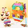Adecortalk Rainbow Number 8 Pinata Rainbow Pinata with Bat Stick Blindfold for Kids 8th Birthday Party Supplies Fiesta Centerpieces Anniversary Celebrations (16.1 x 10.6 x 3.2 Inches) view 4