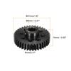 DMiotech M1 39T Steel 8mm Hardened Pinion Motor Gear for RC Car Brushed Replacement Brushless Motors, RC Applications for DIY RC Boat Drone view 2