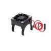 LCX 1/10th RC Crawler Car CNC Machined Heatsink for RC Car TRX4 TRX6 Axial SCX10 SCX10 II Wraith D90 (Black) view 1