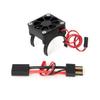 LCX 1/10th RC Crawler Car CNC Machined Heatsink for RC Car TRX4 TRX6 Axial SCX10 SCX10 II Wraith D90 (Black) view 2