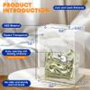 Acrylic Piggy Bank, Clear Money Saving Box with Key, Adults & Kids Savings Jar view 2