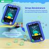 KOKODI Kids Smart Phone Toys, Touchscreen HD Dual Camera Cell Phone for Kids, Birthday Gifts Dinosaur Toddler Play Phone for Boys 3-10, Travel Learning Toy with 8GB SD Card(Navy Blue) view 2