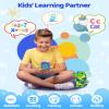 KOKODI Kids Smart Phone Toys, Touchscreen HD Dual Camera Cell Phone for Kids, Birthday Gifts Dinosaur Toddler Play Phone for Boys 3-10, Travel Learning Toy with 8GB SD Card(Navy Blue) view 4