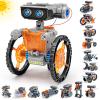Bundle - 2 Items: Sillbird STEM 15-in-1 and 12-in-1 Solar Robots Education Toys for Boys Age 8-13 view 3