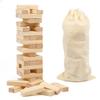 Canuan 54PCS Classic Block Stacking Board Game Wooden Blocks Stacking Games for Kids and Families Tumbling Tower Blocks Game for Kids and Adults with Storage Bag view 1