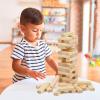 Canuan 54PCS Classic Block Stacking Board Game Wooden Blocks Stacking Games for Kids and Families Tumbling Tower Blocks Game for Kids and Adults with Storage Bag view 2