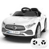 12V Kids Ride On Car with 2.4G Remote Control,Battery Powered Electric Car Ride On Vehicle Double Doors, Safety Belt,LED Light (SC-White) view 1