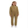 TiaoBug Kids Girls Halloween Mechanic Costume Boiler Suit Long Sleeve Coverall Jumpsuit Overall Workwear Flight Suit Khaki 11-12 Years view 1