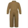 TiaoBug Kids Girls Halloween Mechanic Costume Boiler Suit Long Sleeve Coverall Jumpsuit Overall Workwear Flight Suit Khaki 11-12 Years view 4