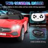 12V Kids Ride On Car with 2.4G Remote Control,Battery Powered Electric Car Ride On Vehicle Double Doors, Safety Belt,LED Light (SC-Red) view 3
