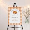 A Little Cutie Pie Is On The Way Baby Shower Welcome Sign Fall Poster/Canvas Thanksgiving Welcome Baby Shower Sign Pumpkin Baby Shower Decorations Custom Welcome Sign For Baby Girls Baby Boys view 1