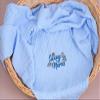 GELLEDI Personalized Muslin Swaddle Blanket - Wrap Your Baby in Softness! The Perfect, Thoughtful Gift for Newborns and Baby Showers!Dark Blue view 3