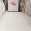 18 Pcs Plush Foam Floor Mat, Square Interlocking Carpet Tiles with Border Fluffy Play Mat Floor Tiles(White) view 1