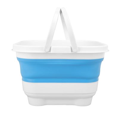 Yosoo Health Gear Bathtub Toy Storage Basket with Removable Base, Foldable Bath Toy Organizer for Baby Shower Quick Drain & Drying Bathroom Toy Holder for Towels & Toiletries