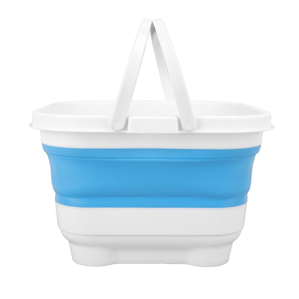 Yosoo Health Gear Bathtub Toy Storage Basket with Removable Base, Foldable Bath Toy Organizer for Baby Shower  Quick Drain & Drying Bathroom Toy Holder for Towels & Toiletries