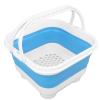 Yosoo Health Gear Bathtub Toy Storage Basket with Removable Base, Foldable Bath Toy Organizer for Baby Shower  Quick Drain & Drying Bathroom Toy Holder for Towels & Toiletries view 4