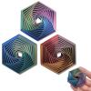 3Pcs Fractal Fidget Hexagon, Hexagon Fidget Spiral Toy, 3D Printed Fidget Toys, Stress Relief Pocket Size Sensory Toy for Adults, Perfect for Stress and Anxiety Fidget Toy view 1