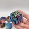 3Pcs Fractal Fidget Hexagon, Hexagon Fidget Spiral Toy, 3D Printed Fidget Toys, Stress Relief Pocket Size Sensory Toy for Adults, Perfect for Stress and Anxiety Fidget Toy view 2