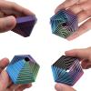 3Pcs Fractal Fidget Hexagon, Hexagon Fidget Spiral Toy, 3D Printed Fidget Toys, Stress Relief Pocket Size Sensory Toy for Adults, Perfect for Stress and Anxiety Fidget Toy view 4
