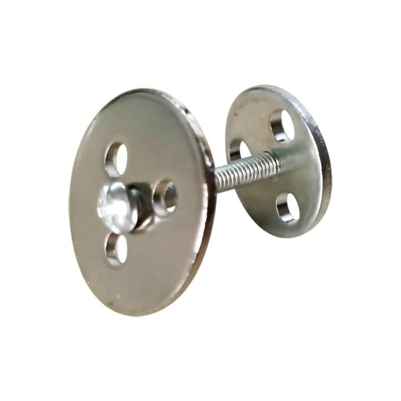 StiNGZjdM 2Sets Fuel Tank Cap Plastic Clip with Screws/Metal Clip Oil Tank Connection Cap with Screw for RC Fuel Tank Accessories(2sets Metal)