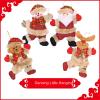 4 Christmas Tree Accessories Christmas Dolls Dancing Old Man Snowman Deer Bear Fabric Doll Small Pendant Gift view 2