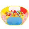 Eocolz Kids Ball Pit Large Pop Up Toddler Ball Pits Tent for Toddlers Girls Boys for Indoor Outdoor Playhouse Baby Playpen w/Zipper Storage Bag, Balls Not Included (Blue Yellow Red Green) view 1