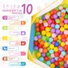 Eocolz Kids Ball Pit Large Pop Up Toddler Ball Pits Tent for Toddlers Girls Boys for Indoor Outdoor Playhouse Baby Playpen w/Zipper Storage Bag, Balls Not Included (Blue Yellow Red Green) view 3