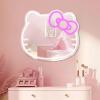 LUXUOSA Neon Sign Mirror Vanity, Stuff Room Decor, Neon LED Wall Mirror for Makeup Mirrors, Bedroom, Teen Girl Children Gift for Birthday Valentine's Day Christmas Halloween Thanksgiving view 1