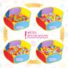 Eocolz Kids Ball Pit Large Pop Up Childrens Ball Pits Tent for Toddlers Playhouse Baby Crawl Playpen with Basketball Hoop and Zipper Storage Bag, Balls Not Included (1M Multicolor) view 4