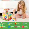 8-in-1 Wooden Baby Activity Cube - Xylophone, Shape Sorter, Abacus| 1st Birthday Gift Toys for One 1 2 3 Year Old Boy Girl | Montessori Educational Learning Toddler Toy| Bonus Sorting & Stacking Board view 4