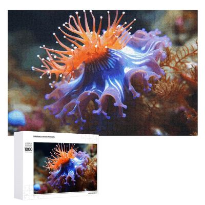 1000 PCS Jigsaw Puzzles Nudibranch Puzzles Personalized Puzzle for Adults Wooden Puzzle Custom Puzzles from Photos Picture Puzzle Classic Jigsaw Puzzle for Wedding Birthday Valentine's Day